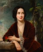 British School, 19th Century - Portrait of Maria Brown, daughter of William and Maria Brown,