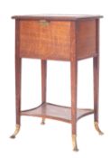 An Arts and Crafts movement oak work table, in the manner of Arthur Simpson,