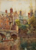 William Matthison (British, 1853-1926) - Queen's College, Cambridge, Corpus Christi College,