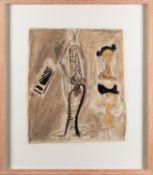 Three pictures including Basil Beattie (British, b.