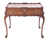 A 19th Century mahogany rectangular silver table in the Chippendale manner,