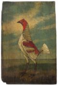 English Naive School, 19th Century - Portraits of prize cockerels,