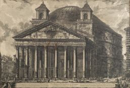 Giovanni Battista Piranesi (Italian, 1720-1778) - Veduta del Pantheon d'Agrippa (oggi Chiesa di S.