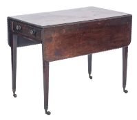A Regency mahogany Pembroke table,