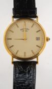 Rotary a gold-plated gentleman's wristwa
