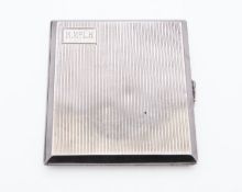 A George V silver cigarette case by Mapp