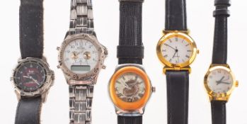 A selection of gentleman's wristwatches