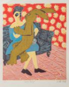 *Kate Corder (British, Contemporary) - 'Crocodile',