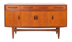 A G-Plan teak sideboard, circa 1977,
