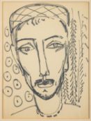 *Edward Wolfe RA (South African/ British, 1897-1982) - Arab - Ink on paper - 33 x 25cm - 55 x 44.