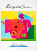 Advertising posters for the exhibition 'Yves Saint Laurent: 25 Years of Design': 'Les Quatre
