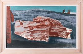 A pair of pictures by - Brian Chugg (British, 1926-2003) - Long Shore Drift - Acrylic on board - 36.