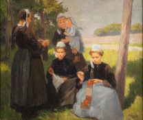 Paul Gregoire (French, 1915-1988) - Wet nurses at work,
