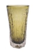 A Whitefriars 'textured' vase, after a design by Geoffrey Baxter,