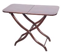 A Victorian mahogany 'coaching' table, t