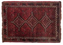 A Shiraz rug, the wine field with a row