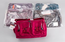 Kipling. Four 'Bora' bags in the colours