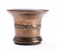 A Commonwealth leaded bronze mortar, mid