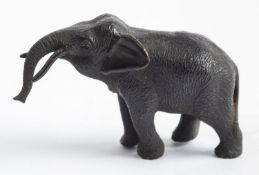 A Continental patinated bronze model of