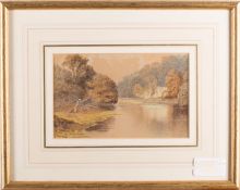 A group of seven landscapes comprising -