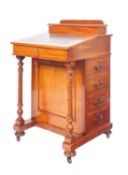 An Edwardian mahogany Davenport. early 2
