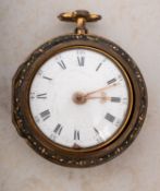 N. Cartwright, London an 18ct gold pair-cased open-face pocket