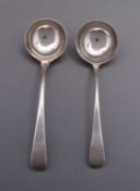 A George III silver Old English sauce ladle by Elizabeth Tookey, London 1769,