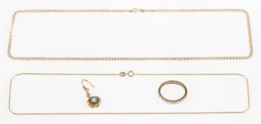 A mixed group of jewellery,