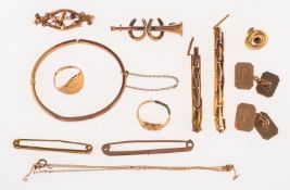 A mixed collection of jewellery,