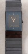 A Rado multifunction black DiaStar High-Tec ceramic watch the dial signed Rado to the rear of the