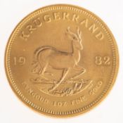 A 1oz Krugerrand, 1982.