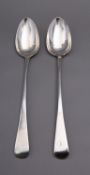 A George IV silver Old English pattern gravy/ serving spoon by William Bateman I, London 1815,