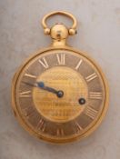 Dwerrihouse & Carter, London an 18ct gold open face pocket watch,