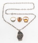 A mixed group of jewellery,