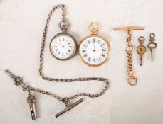 Baume, Geneve an 18ct gold pocket watch