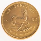 A 1oz Krugerrand, 1982.