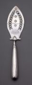 A George III silver Old English Reed pattern fish slice by William Abdy II, London 1792,