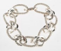 Grossė. A 1970's mid-century silver bracelet,