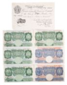 A 1950 March 2nd Beale White £5 note,