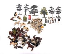 A collection of farming related diecast models.