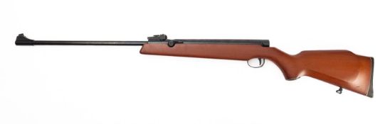 A Webley and Scott Viscount side lever air rifle. Serial number 21437, .