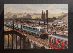 A collection of over 200 Steam Railway related prints in 11 folders.