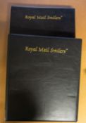 A collection of Great British Smiler stamp sheets in two albums