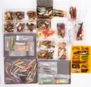 A collection of fishing lures.