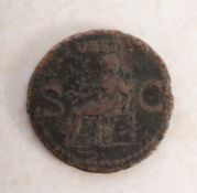 A Roman AE.AS of Germanicus coin.