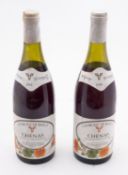 Two bottles of Chenas Duboeuf 1988. 75cl 13% vol.