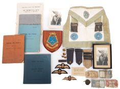 A WWI/WWII group of four to 'F 12086 H N Brooking POM RNAS' war Medal ,
