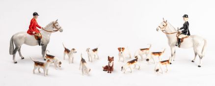 Beswick hunting group.