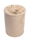 A Dymock & Gutherie six gallon stoneware storage jar.