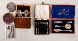 A mixed group of collectables.
